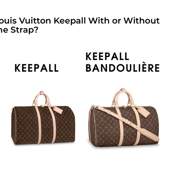 Info Page: Louis Vuitton Keepall Bandouliere Vs Standard Keepall - Picture 3 of 10